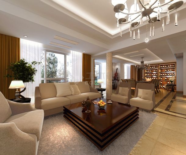 現(xiàn)代時尚二層別墅室內(nèi)裝修設(shè)計 從CAD施工圖到實景效果